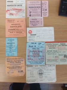 10 MANCHESTER UNITED TICKETS 1970'S - 80'S HOME & AWAY for sale on Ebay