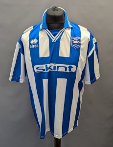 Men's ERREA Blue Brighton & Hove Albion 1999-2000 Home Shirt Size XL - T19 for sale on Ebay