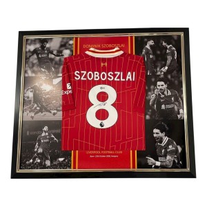 Dominik Szoboszlai signed shirt FRAMED ACG LIVERPOOL JERSEY PROOF salah isak for sale on Ebay