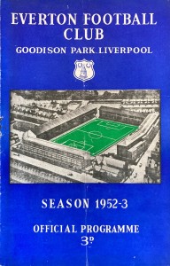 Everton v Lincoln City Div 2 1952/53 for sale on Ebay