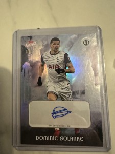 Dominic Solanke /10 Auto Tottenham Topps Fugenz for sale on Ebay