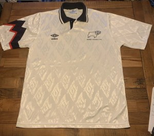 Rare Original Derby County 1991/1993 Home Shirt MEDIUM MENS 97-102cm UMBRO VGC for sale on Ebay
