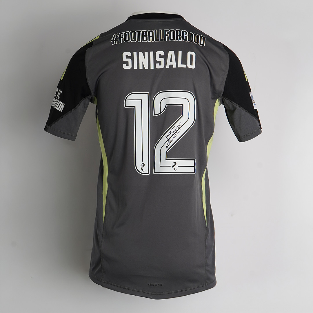 CELTIC FC FOUNDATION CHRISTMAS APPEAL LOGO SIGNED SHIRT - VILJAMI SINISALO for sale on Ebay