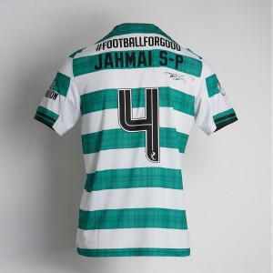 CELTIC FC FOUNDATION CHRISTMAS APPEAL LOGO SIGNED SHIRT - JAHMAI SIMPSON-PUSEY for sale on Ebay