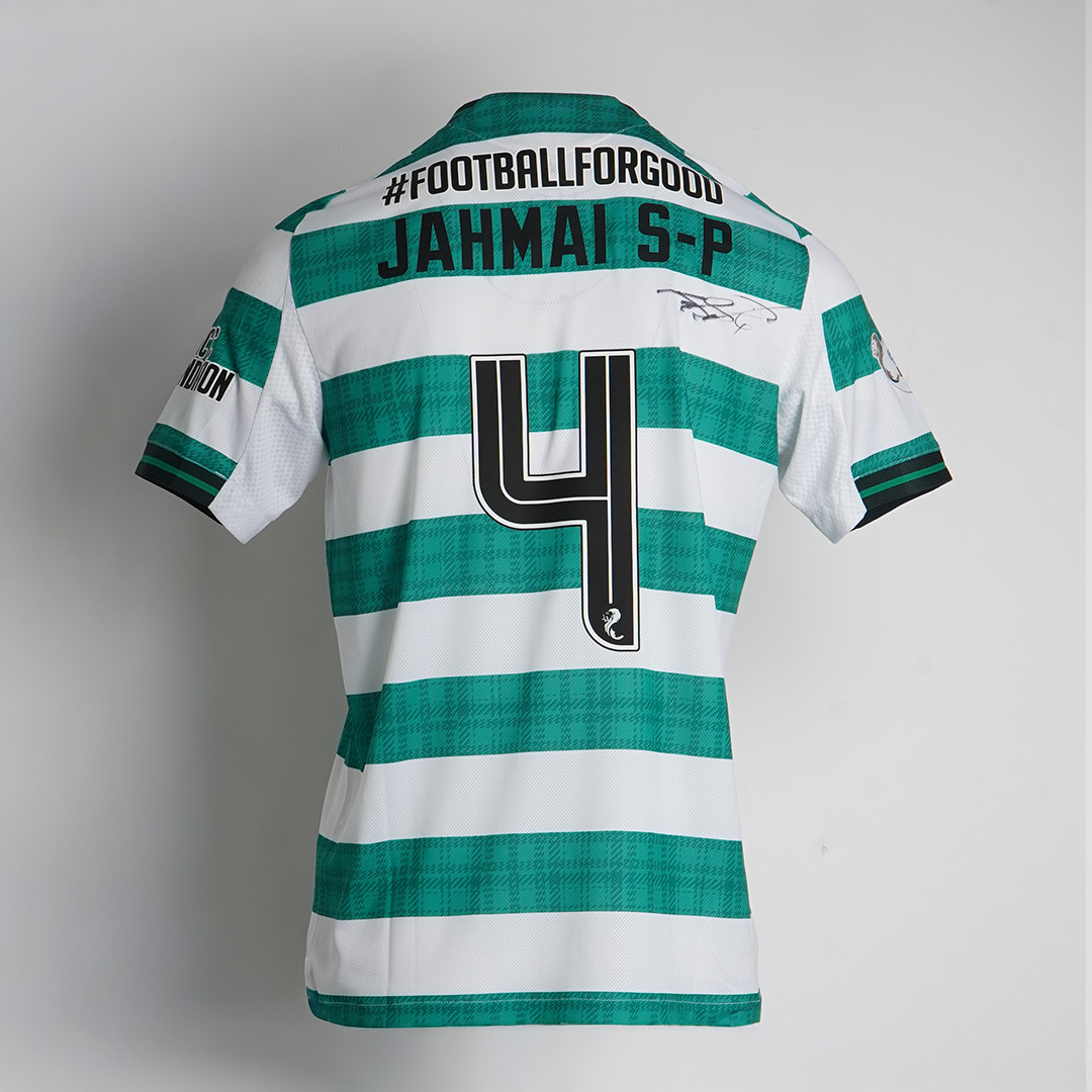 CELTIC FC FOUNDATION CHRISTMAS APPEAL LOGO SIGNED SHIRT - JAHMAI SIMPSON-PUSEY for sale on Ebay
