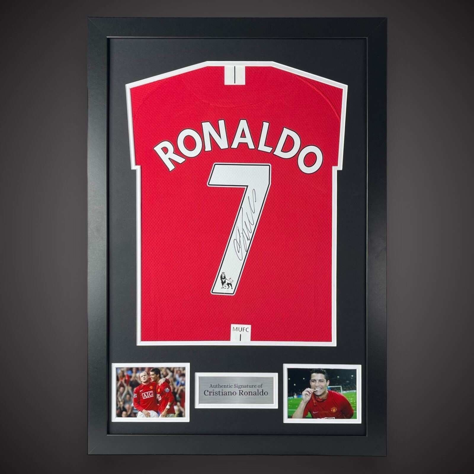 Cristiano Ronaldo Signed,Framed Manchester United Shirt £599 or Bid £400 for sale on Ebay