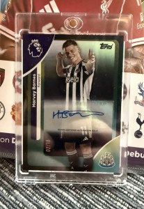 Topps Premier League Harvey Barnes 2/10 Auto Card Newcastle United for sale on Ebay