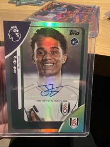 2025-26 Topps Premier League Josh King Rookie Auto RC Fulham FC for sale on Ebay
