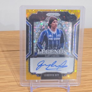 2024-25 Panini Prizm Choice Gary Lineker Legends Auto Gold /10 Leicester City for sale on Ebay