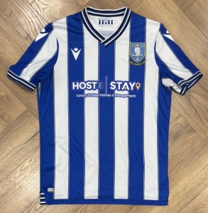 Sheffield Wednesday Macron 2022/2023 Home Shirt - Size Adult Medium 20inch P2P for sale on Ebay