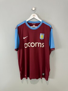 ASTON VILLA 2008/09 HOME SHIRT  (size XL)  NIKE ORIGINAL VINTAGE FOOTBALL SHIRT for sale on Ebay