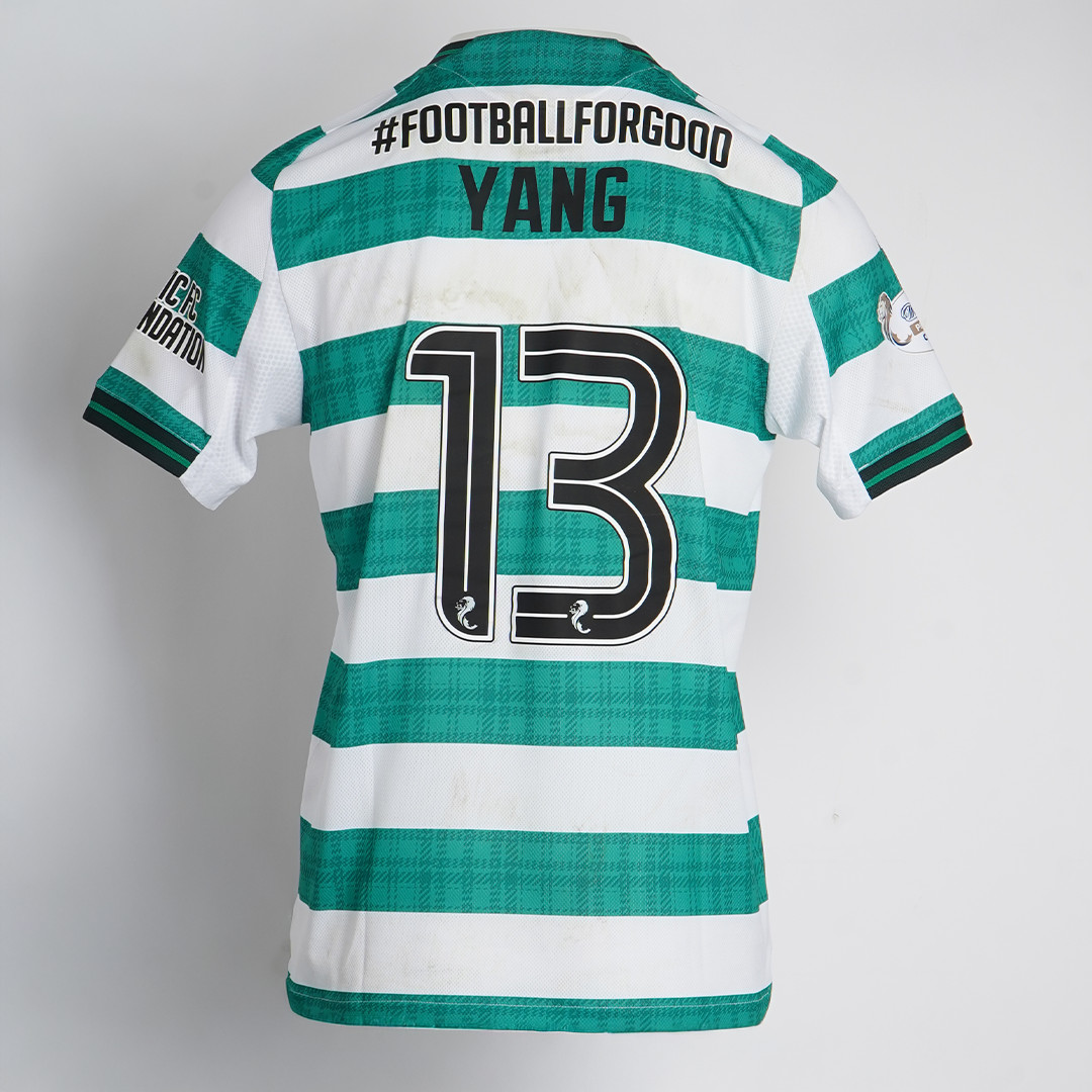 CELTIC FC FOUNDATION CHRISTMAS APPEAL LOGO SIGNED SHIRT - YANG HYUN-JUN for sale on Ebay