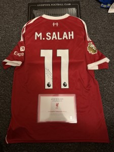 Mo Salah Signed Liverpool 25/26 shirt Club Issued - Liverpool Officially Signed  for sale on Ebay