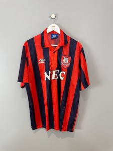 EVERTON 1992/94 AWAY SHIRT  (size XL)  UMBRO ORIGINAL VINTAGE FOOTBALL SHIRT for sale on Ebay