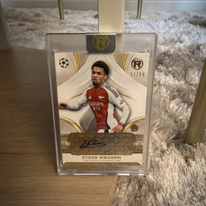 2024-25 Ethan Nwaneri Reverence Auto51/99 RC Arsenal for sale on Ebay