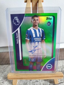 Topps Premier League 25/26 Yasin Ayari Rookie Brighton Refractor Autograph 69/99 for sale on Ebay