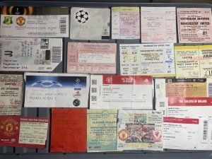 19 Man United Ticket Stubs 1977-2025 League, Cup, Champions League, Testimonials for sale on Ebay