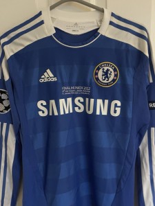 Adidas Chelsea RARE Match Issue L/S Home Shirt Champ Final Munich 2012 for sale on Ebay