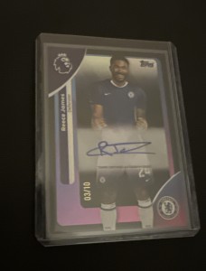 Reece James Auto Numbered /10 Topps Premier League Chelsea FC for sale on Ebay
