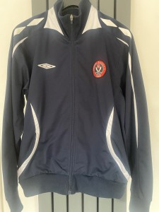 Chengdu’s Blades Player Worn Tracking Top Sheffield United umbro for sale on Ebay