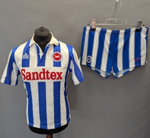 Vintage Men's ADMIRAL Brighton & Hove Albion 1994-97 Home Kit Size 34