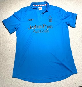 MINT Condition Nottingham Forest blue away shirt 2012/13 season Original for sale on Ebay