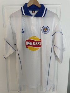 Match worn Leicester City 2000-01 Le Coq Sportif Away Football Shirt 46/48 XL for sale on Ebay