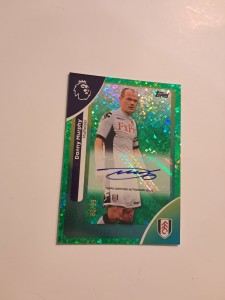 Topps Premier League 25/26 Fulham Danny Murphy Auto Green Sparkle #80/99 for sale on Ebay