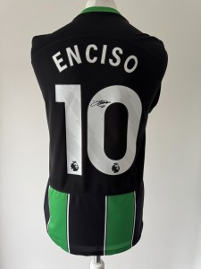 Signed JULIO ENCISO Shirt - Brighton & Hove Albion - PROOF/COA - Paraguay for sale on Ebay