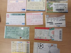 10 MANCHESTER UNITED AWAY TICKETS - TREBLE - UNUSED for sale on Ebay