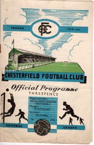 Chesterfield Reserves v Burnley Reserves 1950/51 for sale on Ebay
