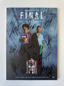 Signed CRYSTAL PALACE 24/25 Fa Cup Final Programme - PROOF/COA - Guehi Mateta for sale on Ebay
