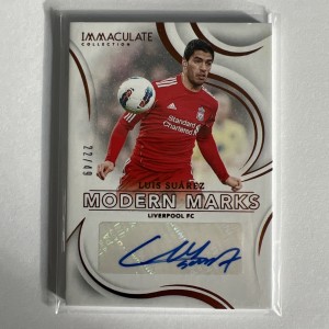 Panini Immaculate Collection 2024/2025 Luis Suarez Auto 22/49 Liverpool for sale on Ebay