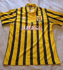 CHELSEA  UMBRO ORIGINAL   1993-94  RARE  THIRD  SHIRT  SIZE L   for sale on Ebay