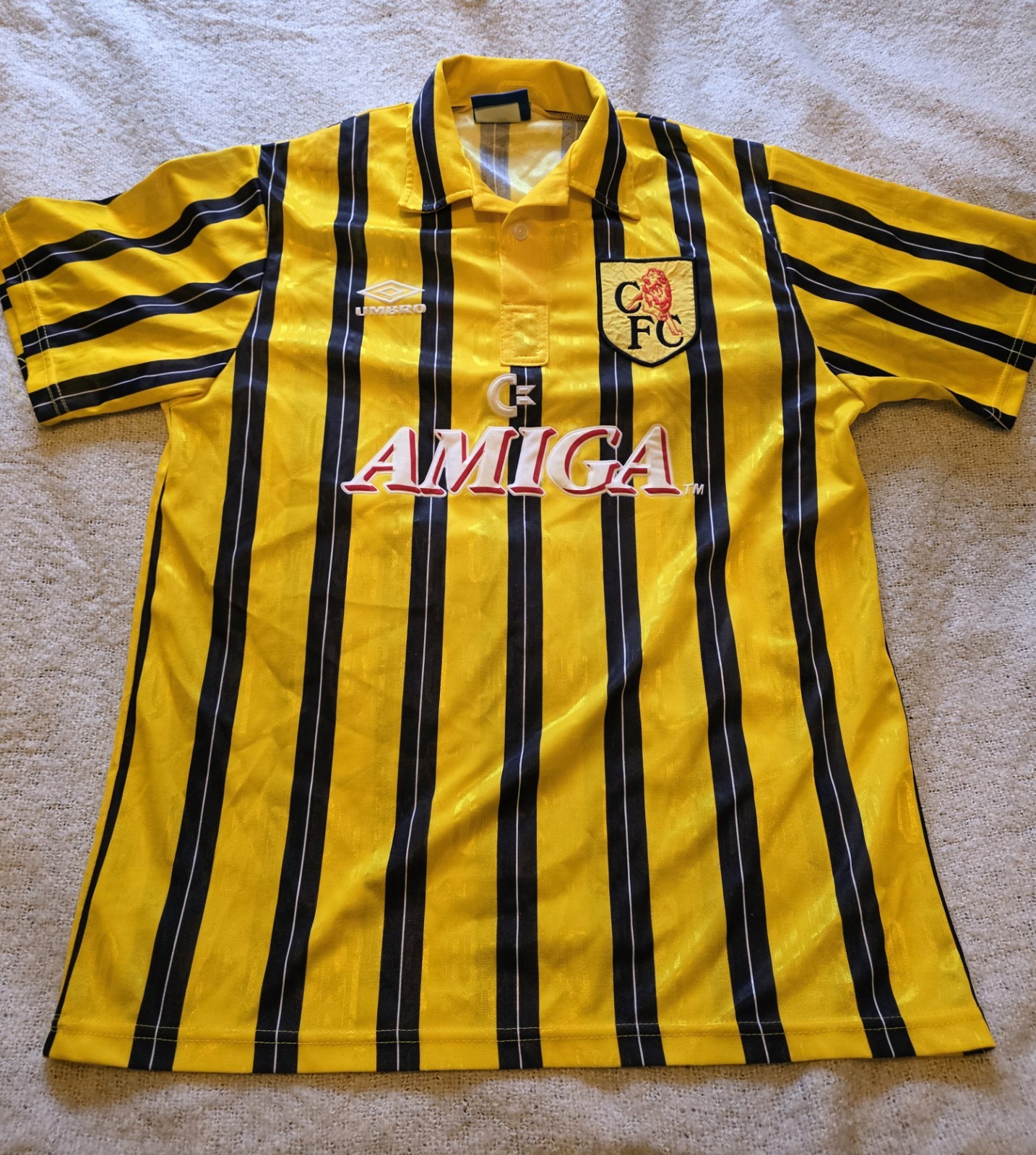 CHELSEA  UMBRO ORIGINAL   1993-94  RARE  THIRD  SHIRT  SIZE L   for sale on Ebay