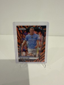 Erling Haaland Tiger Prizm Choice SSP 2024-25 Manchester City for sale on Ebay