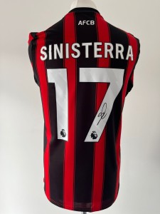 Signed LUIS SINISTERRA Shirt - Bournemouth AFC -PROOF/COA - Leeds Colombia for sale on Ebay