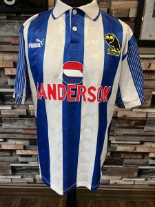 Sheffield Wednesday / Puma Template Build 1993/1995 Home Shirt - Large for sale on Ebay