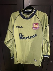 WEST HAM UNITED 1999/2001 GOALKEEPER FOOTBALL SHIRT MENS SMALL for sale on Ebay