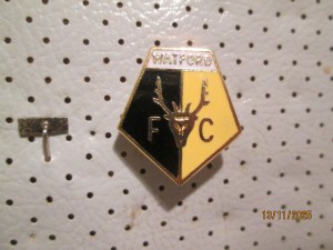 Football Club WATFORD  badge # 8 Maker Coffer Northampton for sale on Ebay