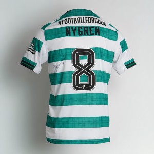 CELTIC FC FOUNDATION CHRISTMAS APPEAL LOGO SIGNED SHIRT- BENJAMIN NYGREN for sale on Ebay