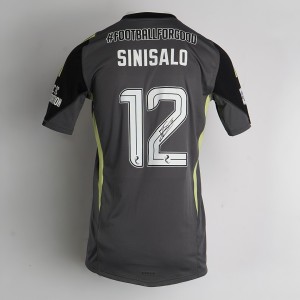 CELTIC FC FOUNDATION CHRISTMAS APPEAL LOGO SIGNED SHIRT - VILJAMI SINISALO for sale on Ebay