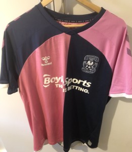 Coventry City 21/22 away shirt 2XL  Excellent Barely worn for sale on Ebay