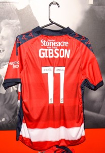 Jordan Gibson Match-Worn & Signed Doncaster Rovers v Barsnley Shirt for sale on Ebay