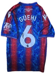 MARC GUEHI Signed Football Crystal Palace 2024/25 HOME Shirt RARE Proof/COA for sale on Ebay