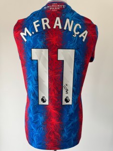 Signed MATHEUS FRANCA Shirt - Crystal Palace - PROOF/COA - Flamengo Brasil for sale on Ebay