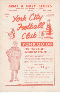 York City v Watford (1st season League Cup 15.11) 1960/1961 for sale on Ebay