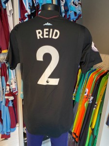West Ham United - Winston Reid Match Worn Away Shirt 2017 v Man United + COA for sale on Ebay
