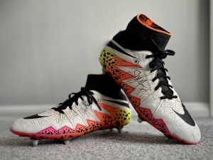 J Hart Player Match Worn Boots Nike Hypervenom Manchester City England not Shirt for sale on Ebay