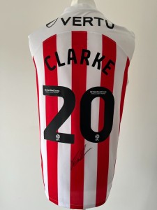 Signed JACK CLARKE Shirt -Sunderland  AFC-PROOF/COA- Ipswich Leeds Tottenham for sale on Ebay